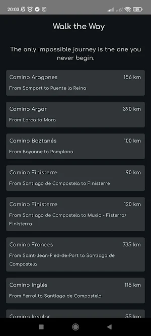 Camino de Santiago Screenshot 0