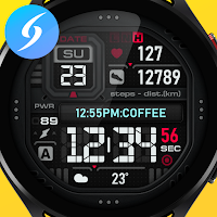 SH034 Watch Face, WearOS watch