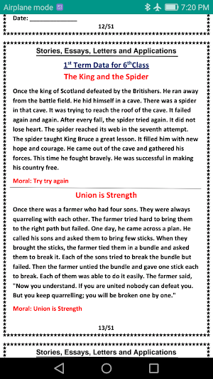 Stories, Essay, Letters Screenshot 3