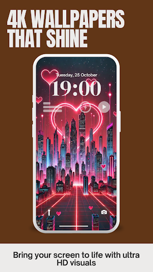 Neon Love Wallpaper 4K Screenshot 0