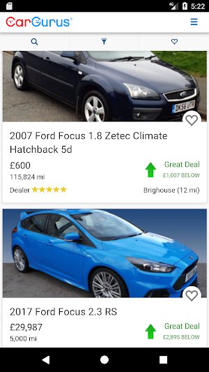 CarGurus Screenshot 1