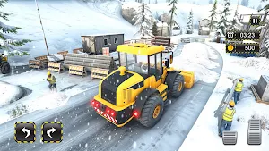 Snow Excavator Crane Simulator Screenshot 0