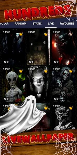 scary wallpaper Screenshot 2