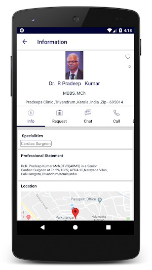Dr Pradeep Kumar Cardiac Surge Screenshot 2