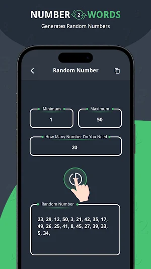 Numbers to Words Convertor App Screenshot 3