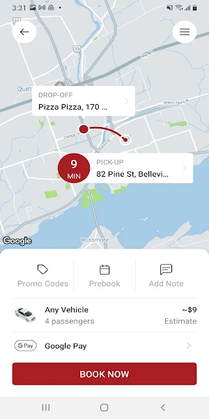 Central Taxi Belleville Screenshot 2
