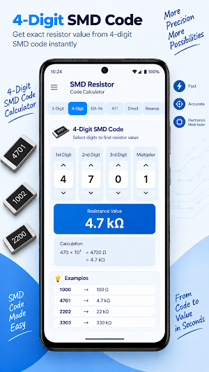 SMD Resistor Code Calculator Screenshot 3