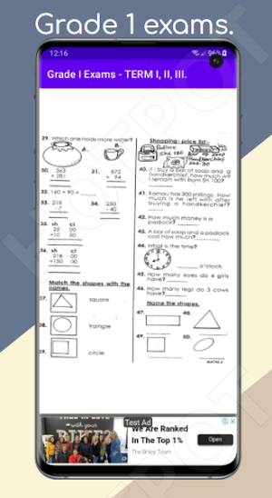 Grade 1 Exams: Term I, II, III Screenshot 3