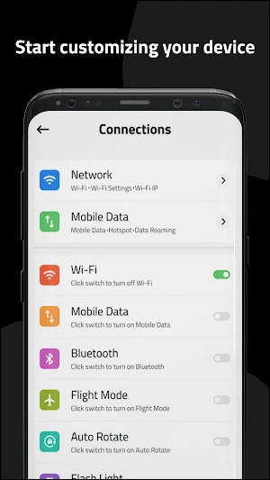 Quick Access: Phone Settings Screenshot 2