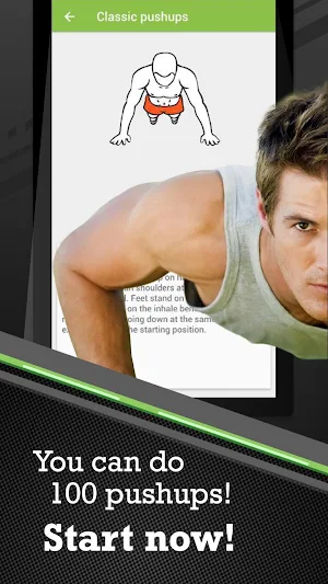 100 Push-ups workout Screenshot 0