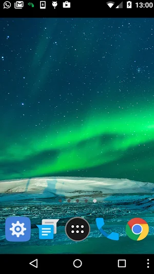 northern lights wallpaper Screenshot 1