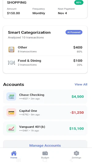 Cognirithm AI Budget Money Screenshot 2