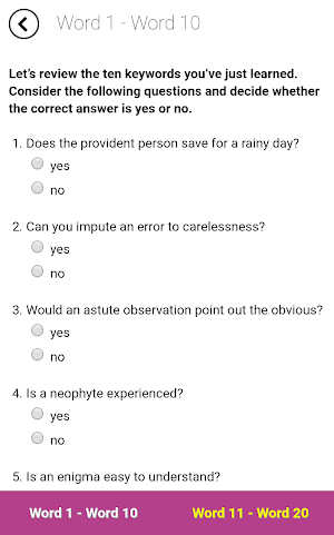 Verbal Advantage - Level 4 Screenshot 3