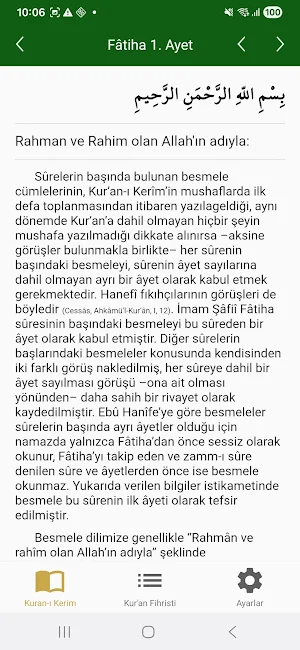 Kur'an-ı Kerim: Meal ve Tefsir Screenshot 3