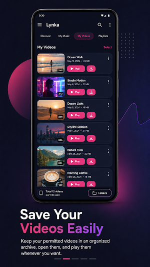 Lynka: MP3 & Video Downloader Screenshot 2