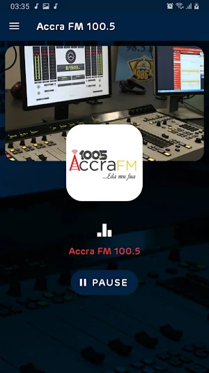 Accra FM 100.5 Screenshot 1