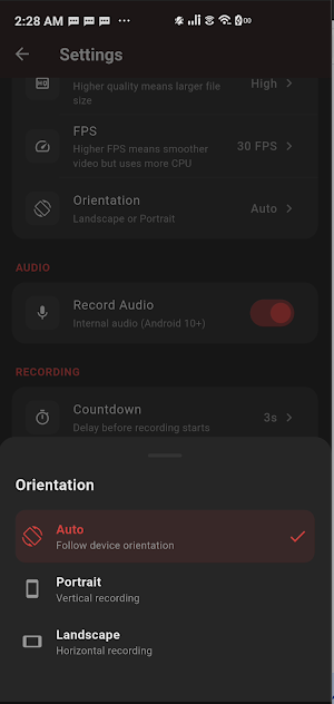 Screen Recorder - XY recorder Screenshot 2