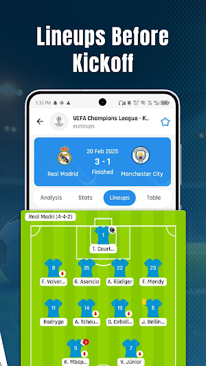 Live Scores - Soccer App Screenshot 2