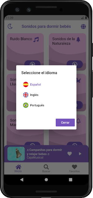 Sonidos para dormir bebés Screenshot 3