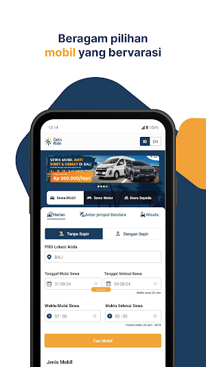 Get&Ride: Car Rental Screenshot 0