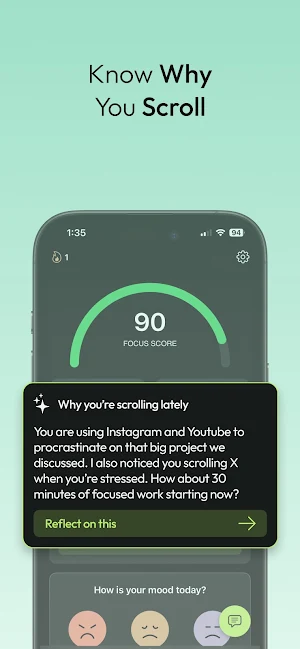 Mindless: Mindful Screen Time Screenshot 1