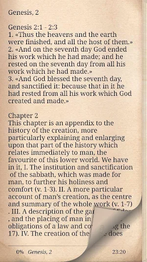 Matthew Henry Bible Commentary Screenshot 0