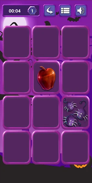 Hallowen Memory Game Screenshot 2