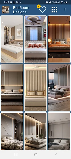 Bedroom Interior Design Ideas Screenshot 1