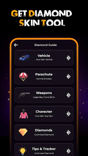 Skin Tool & Diamond Tips. Screenshot 3