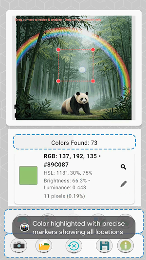 Pixel Color Scan Pro Screenshot 3