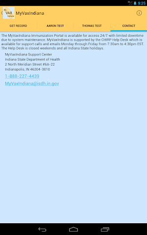 MyVaxIndiana Screenshot 1