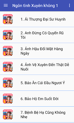 Truyện ngôn tình xuyên không offline phần 1 Screenshot 1