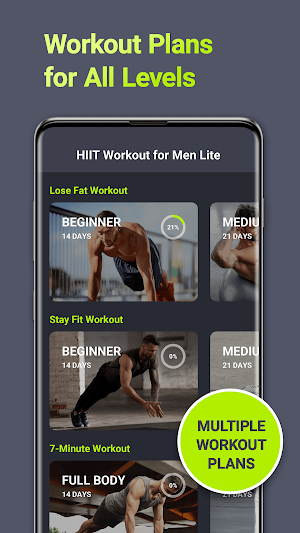 HIIT Workout for Men Lite Screenshot 1
