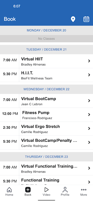 Amgen Fitness Center Screenshot 1