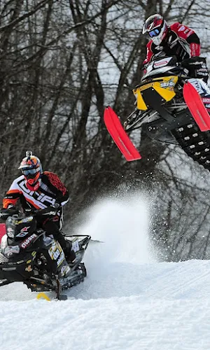 Snowmobile Race Wallpapers Screenshot 1