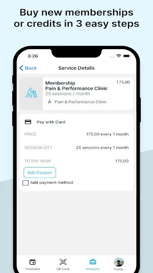 Pain & Performance Clinic Screenshot 1