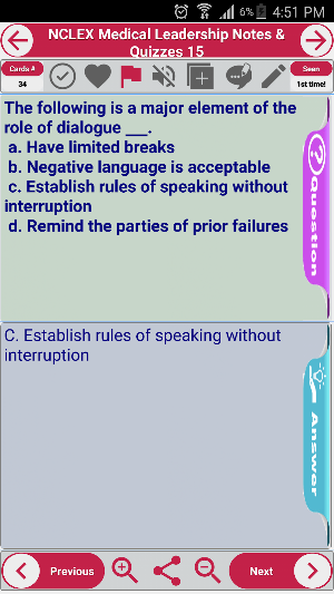 NCLEX Medical Leadership Exam Prep: Notes & Quiz Screenshot 2