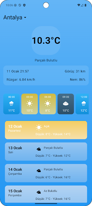 Meteoro: Hava Durumu Tahmini Screenshot 3