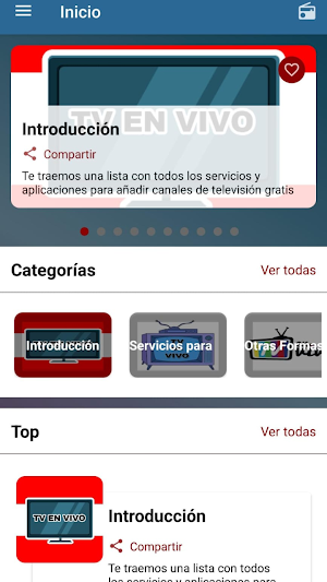 Canales TV Online - En HD Guía Screenshot 1