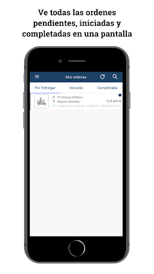Alsea Domiciliarios App Screenshot 1