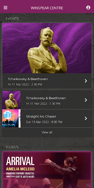 Winspear Centre Screenshot 3
