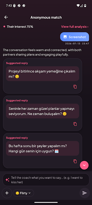 AfterText: AI Dating Coach Screenshot 2