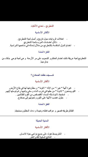 أفكار عامة لنصوص اللغة العربية  4AM Screenshot 0