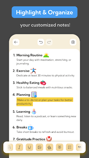 Draw Text Notepad: Paper Notes Screenshot 3