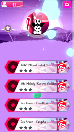 my melody and kuromi Tiles Hop Screenshot 0