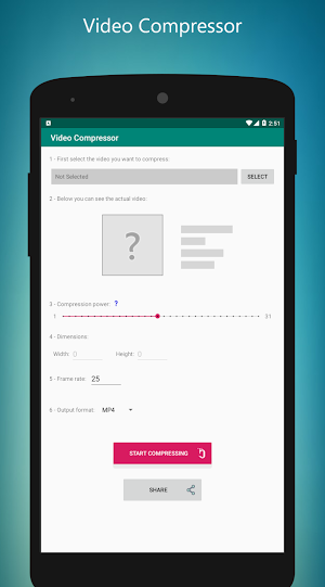 Video Compressor: Reduce Video Size - Shrink Size Screenshot 0