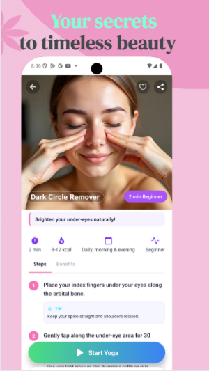 GlowFace: Face Yoga Beauty Screenshot 1