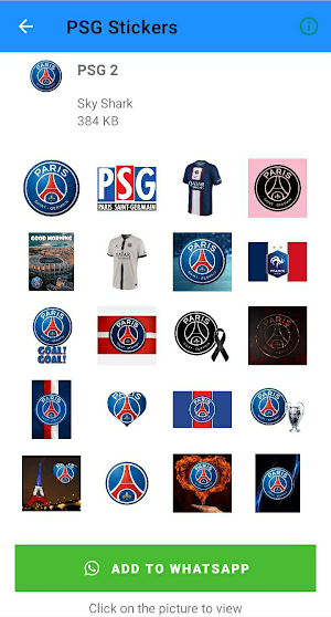 PSG Stickers Screenshot 2