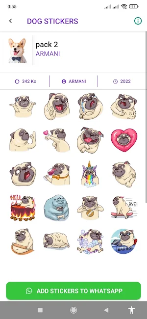 dog stickers Screenshot 3