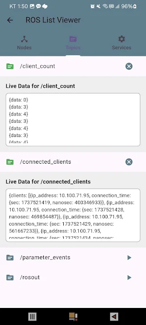 Mobile Ros Screenshot 1